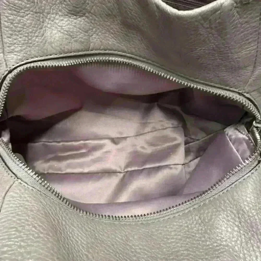 Coach 26224 Madison Phoebe Pebble Grain Leather Triple Compartment Bag Taupe - Picture 13 of 16